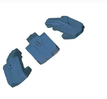 11081279 11081277 11081276 Osłona ust Liebherr, szerokość 240 mm, rozmiar 90