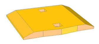 308-4322 Osłona krawędzi łyżki ładowarki kołowej